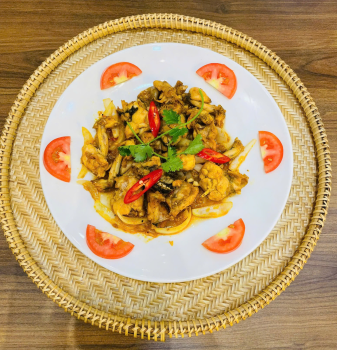 Ếch xào sả ớt 