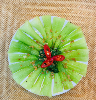Cải thìa xào tỏi