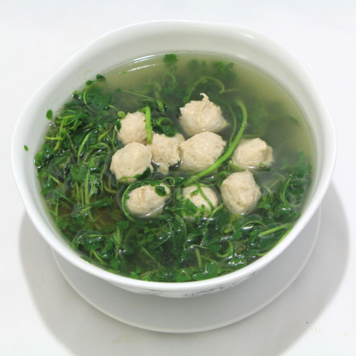 Canh cải xoong nấu cá thác lác
