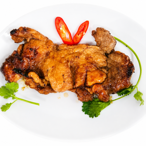 Sườn cốt lết muối chiên 