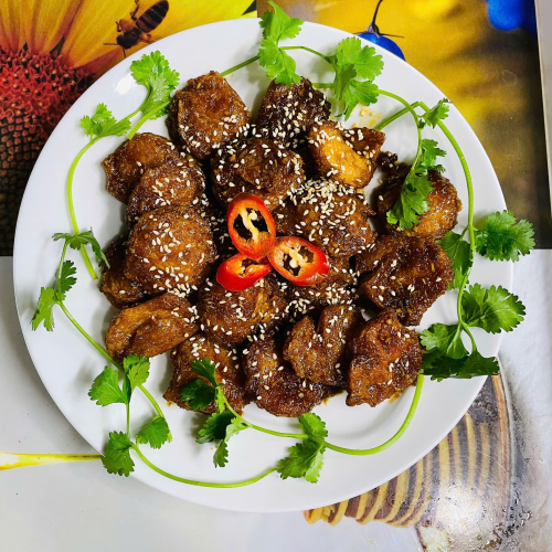 Bò lát chay kho tiêu 
