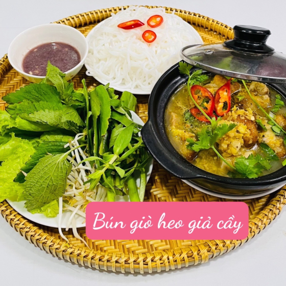 Giò heo giả cầy