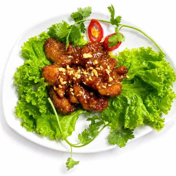 Nạc dăm sốt mắm tỏi
