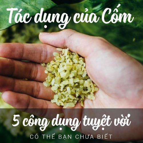 Tác dụng của cốm? 5 công dụng tuyệt vời có thể bạn chưa biết